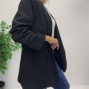 blazer con manica arricciata london